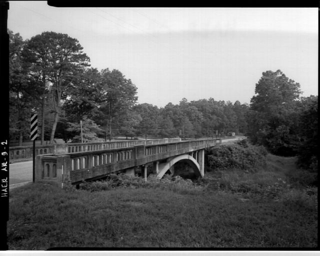 AR-9 Three-quarter view of bridge, looking northwest